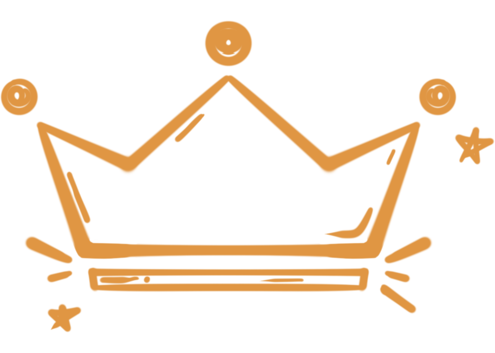 Premium crown illustration